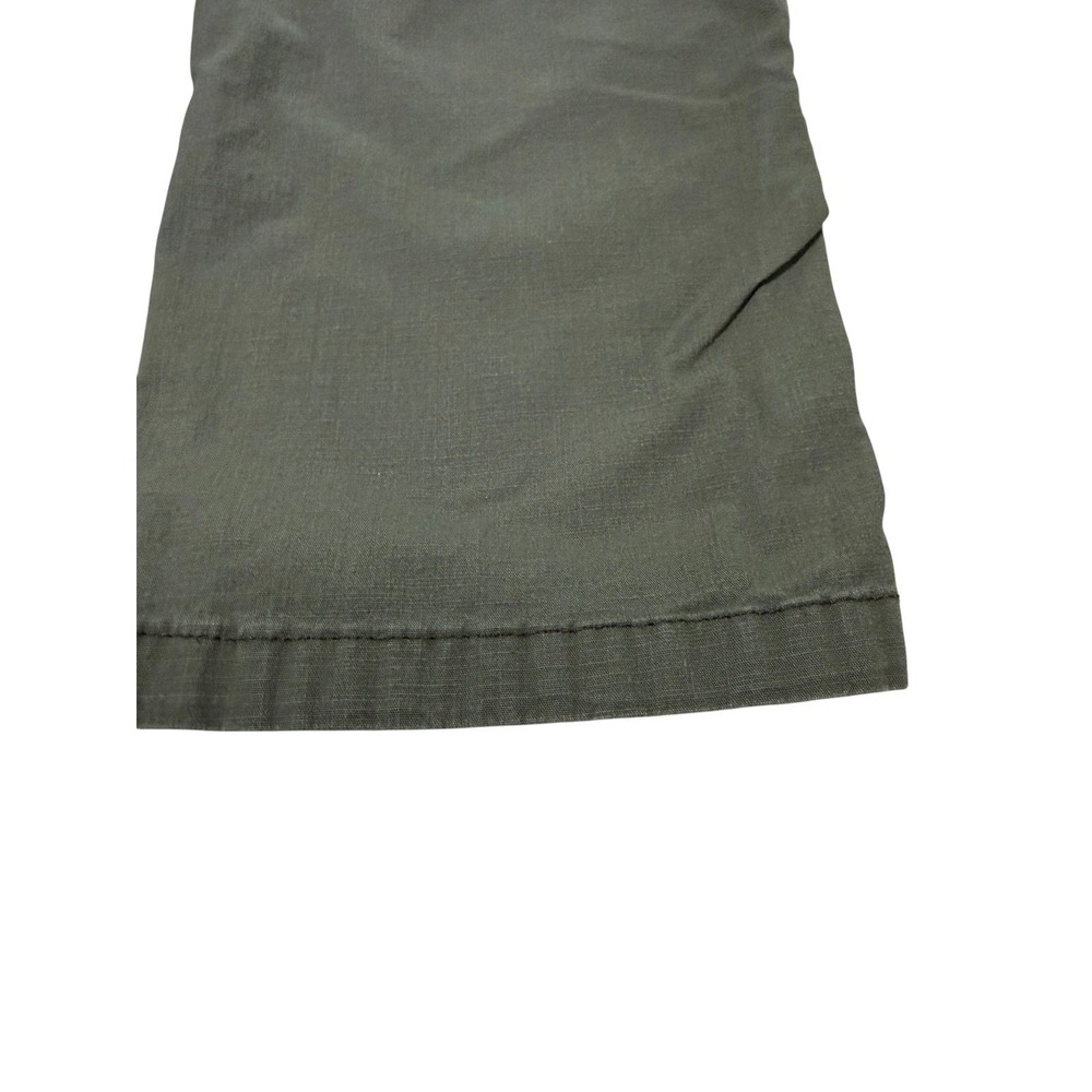 Lee Regular Fit Mid Rise Wide Leg Pants Olive Green Women Size 8 Medium CCE-18L - Picture 4 of 6